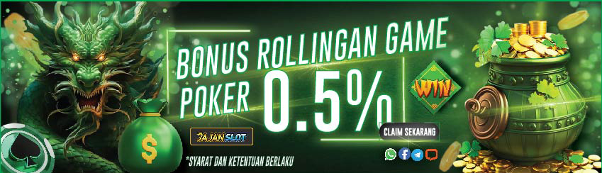 BONUS ROLLINGAN IDNPOKER 0.5%